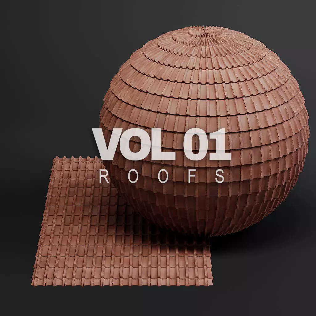 Roofs vol01 8K Seamless PBR Materials Texture_0