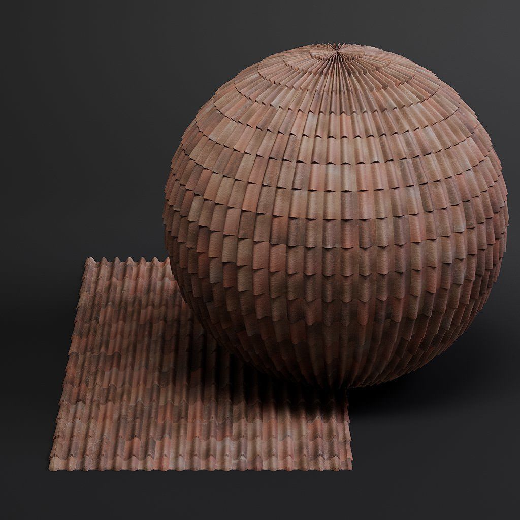 Roofs vol01 8K Seamless PBR Materials Texture_26