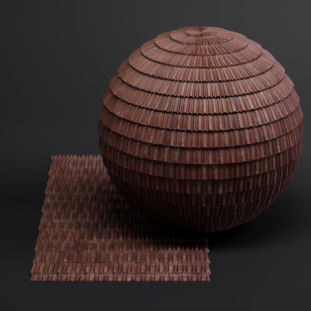 Roofs vol01 8K Seamless PBR Materials Texture_34