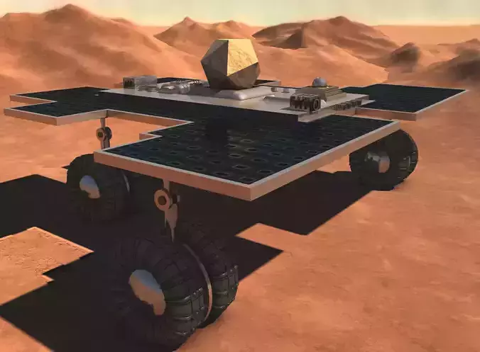 mars rover 3D model