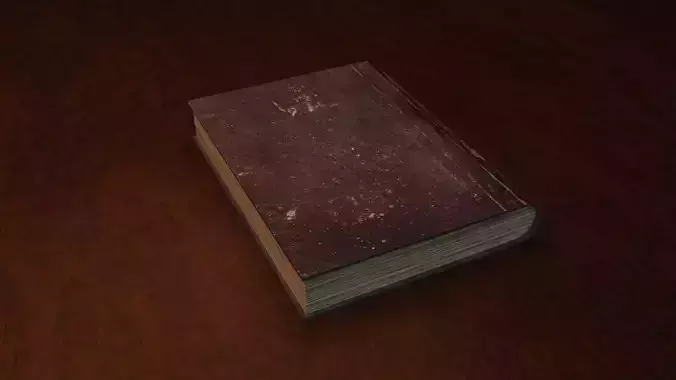 Old Book from Asset Low-poly 3D model