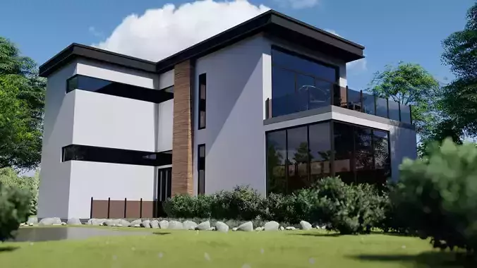 One-Story Residential Building