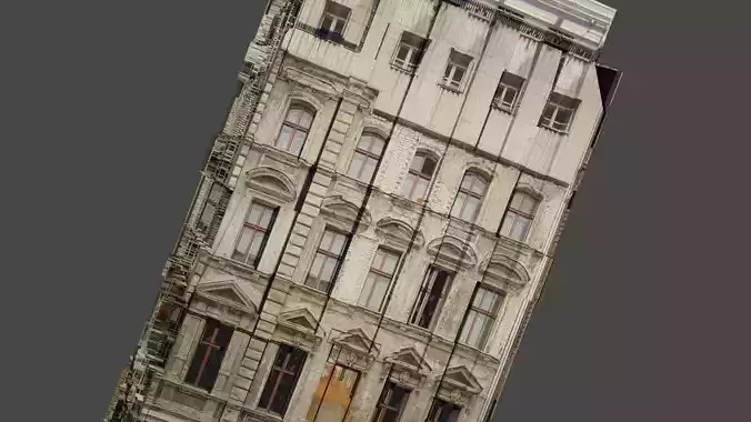 Building Free low-poly 3D model