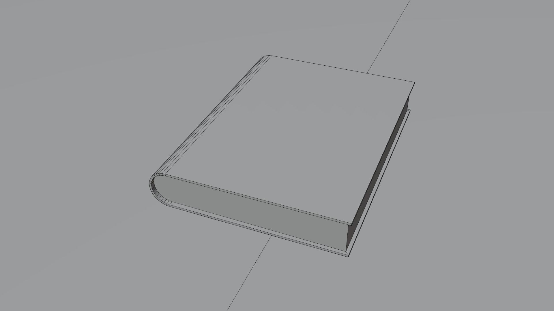 Old Book from Asset Low-poly 3D model_4