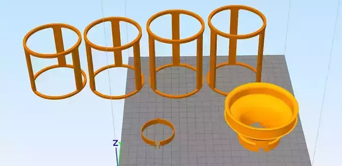 Filtro de aire competicion alto flujo para carburador 125 150 3D print model
