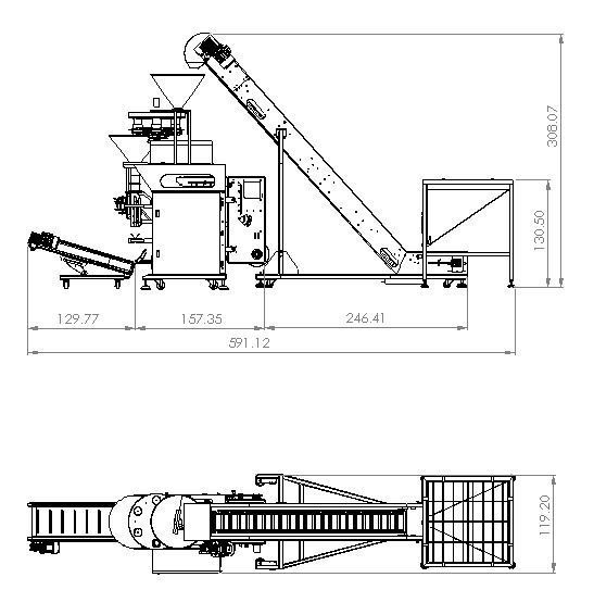 Volumetric Filler Machine 3D model_1