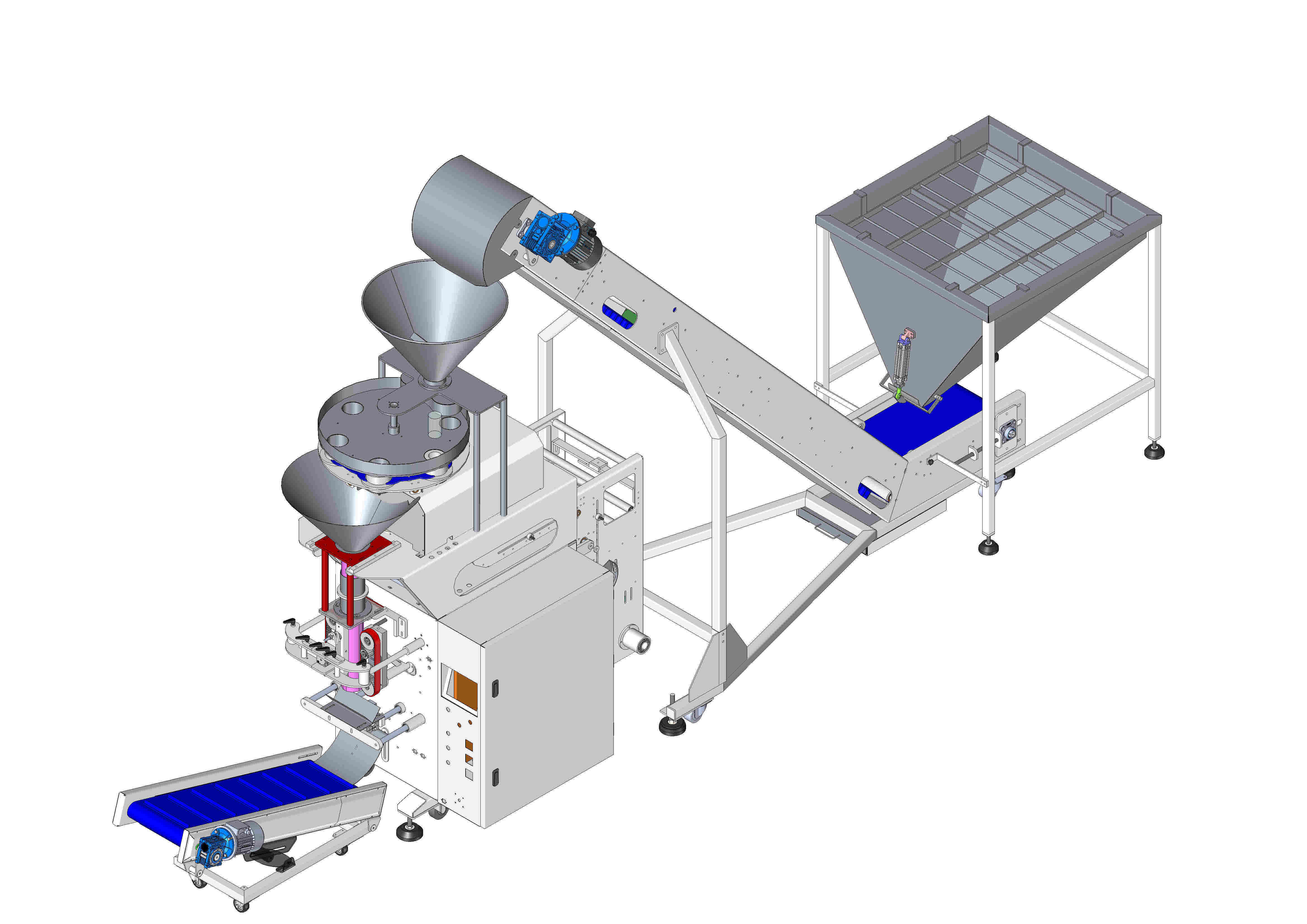 Volumetric Filler Machine 3D model_9