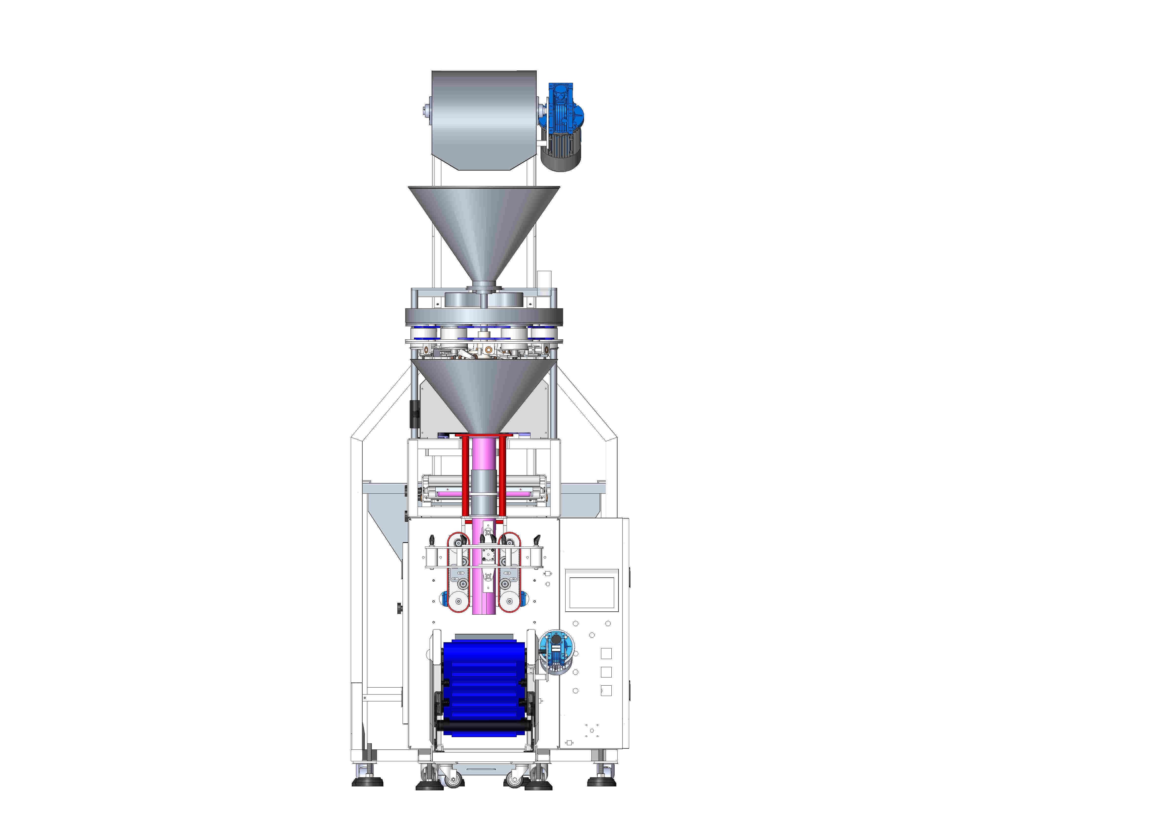 Volumetric Filler Machine 3D model_5