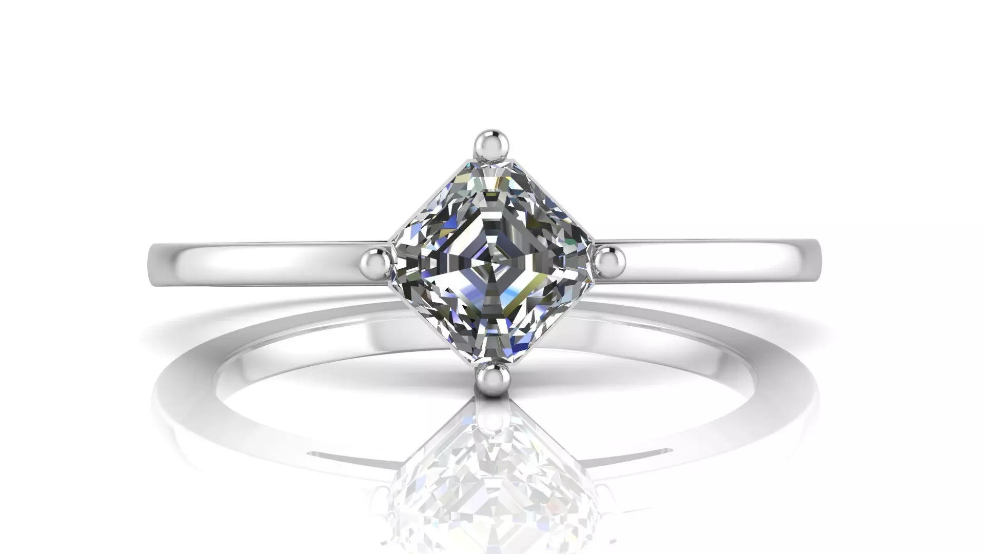 Jewelry Diamond Ring 3D print model