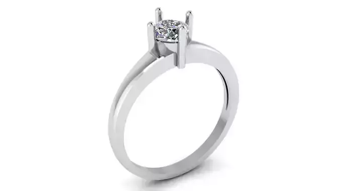 Jewelry Diamond Ring 3D Print Model