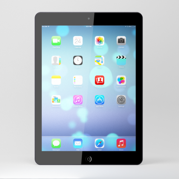Apple iPad Air 3D model_2