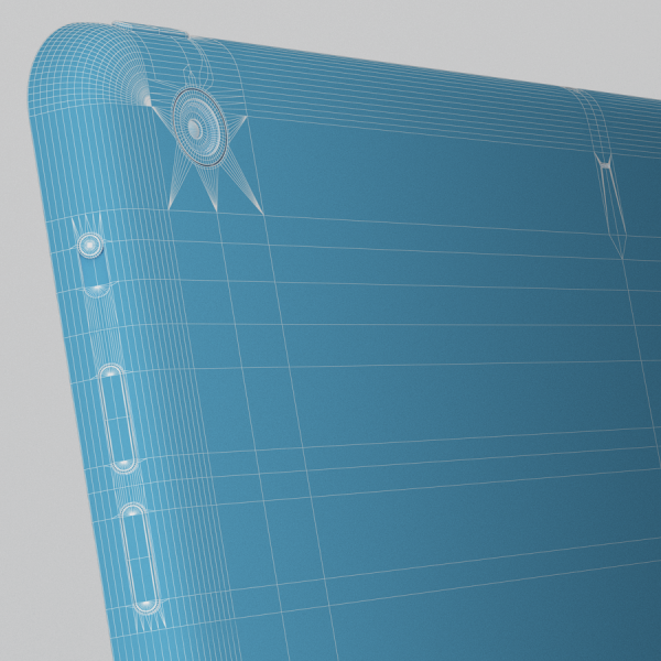 Apple iPad Air 3D model_19
