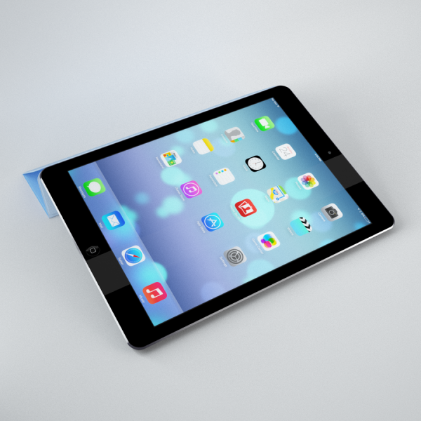 Apple iPad Air 3D model_35