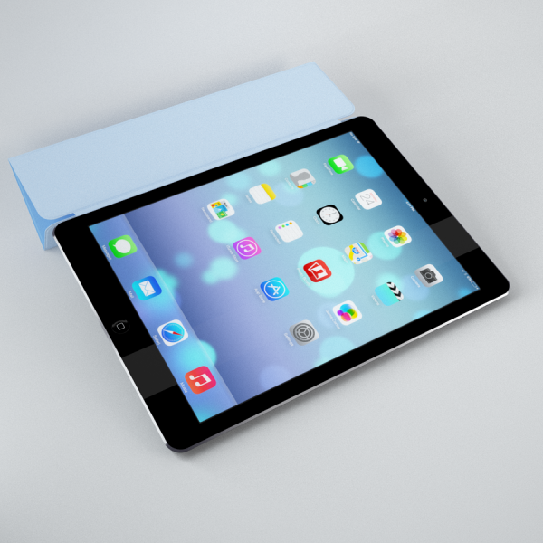 Apple iPad Air 3D model_33
