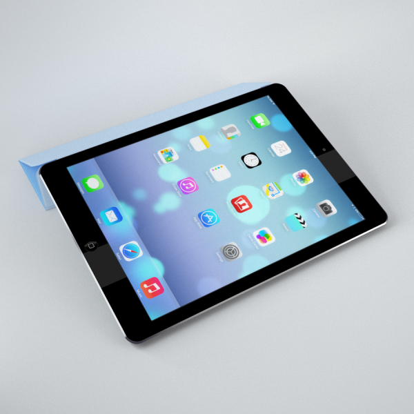 Apple iPad Air 3D model_34