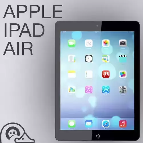 Apple iPad Air 3D model