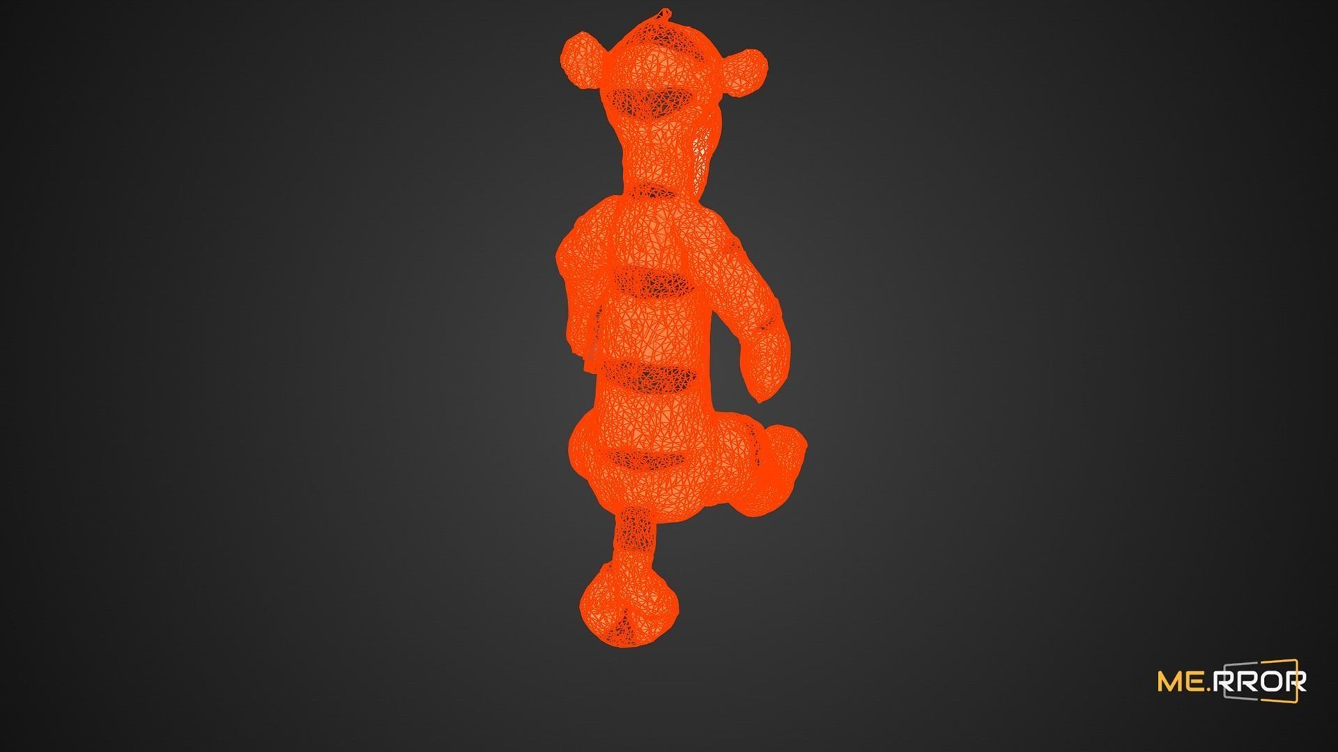 Game Ready Disney Winnie the Pooh Tigger Plush Doll Low-poly 3D model_8