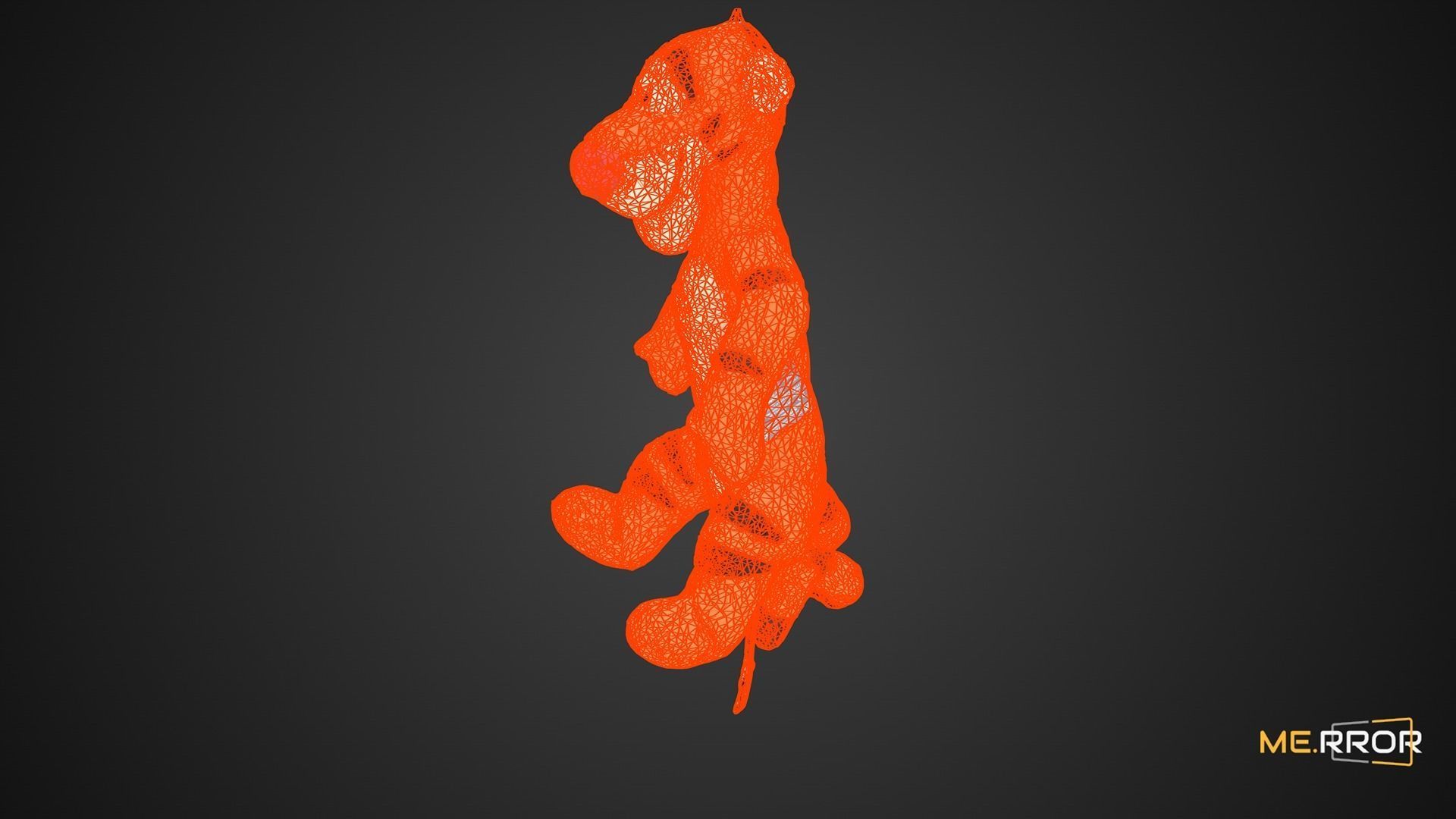 Game Ready Disney Winnie the Pooh Tigger Plush Doll Low-poly 3D model_4