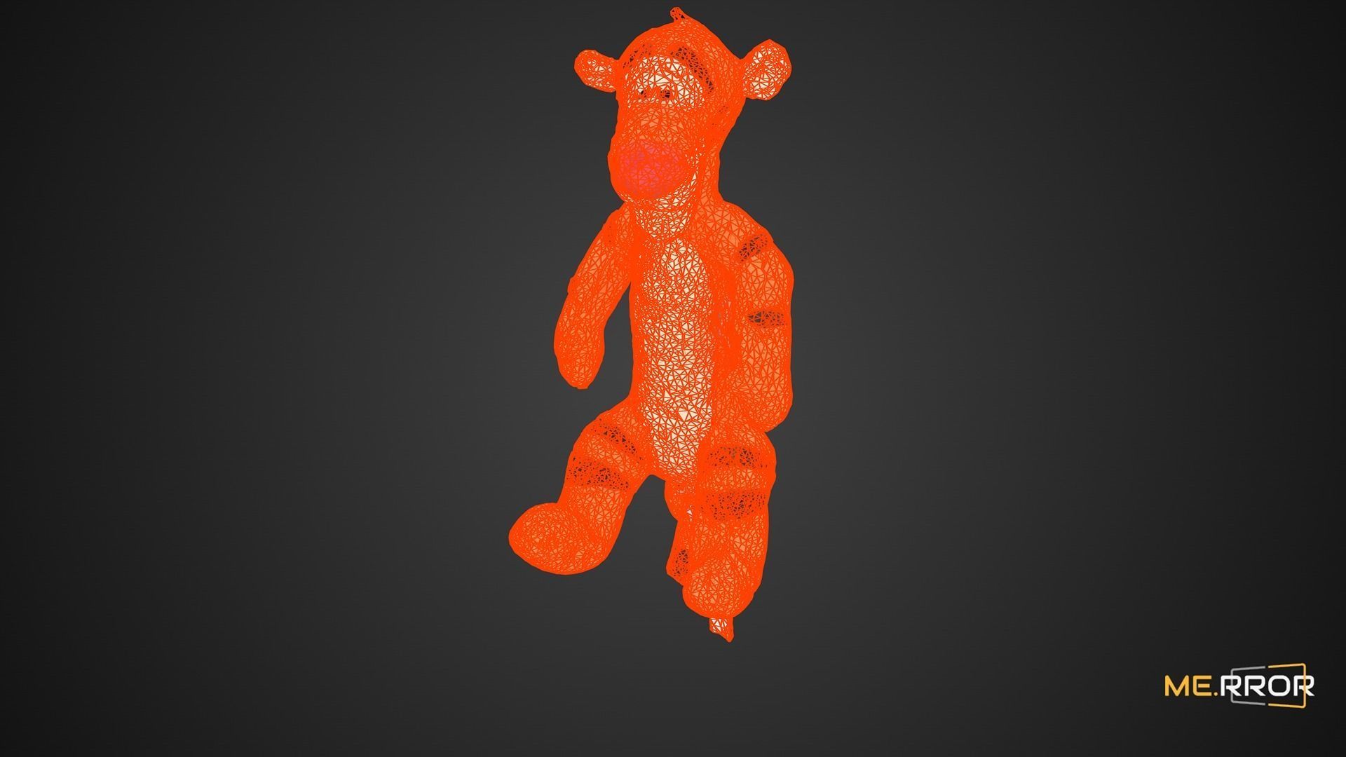 Game Ready Disney Winnie the Pooh Tigger Plush Doll Low-poly 3D model_3