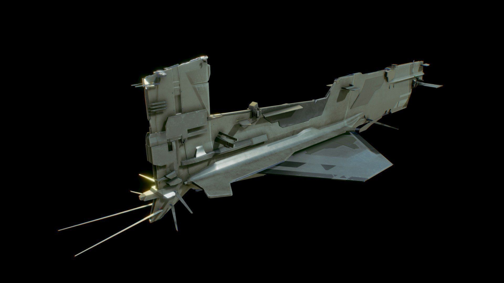 SPACESHIPS BUNDLE 01 3D model_8