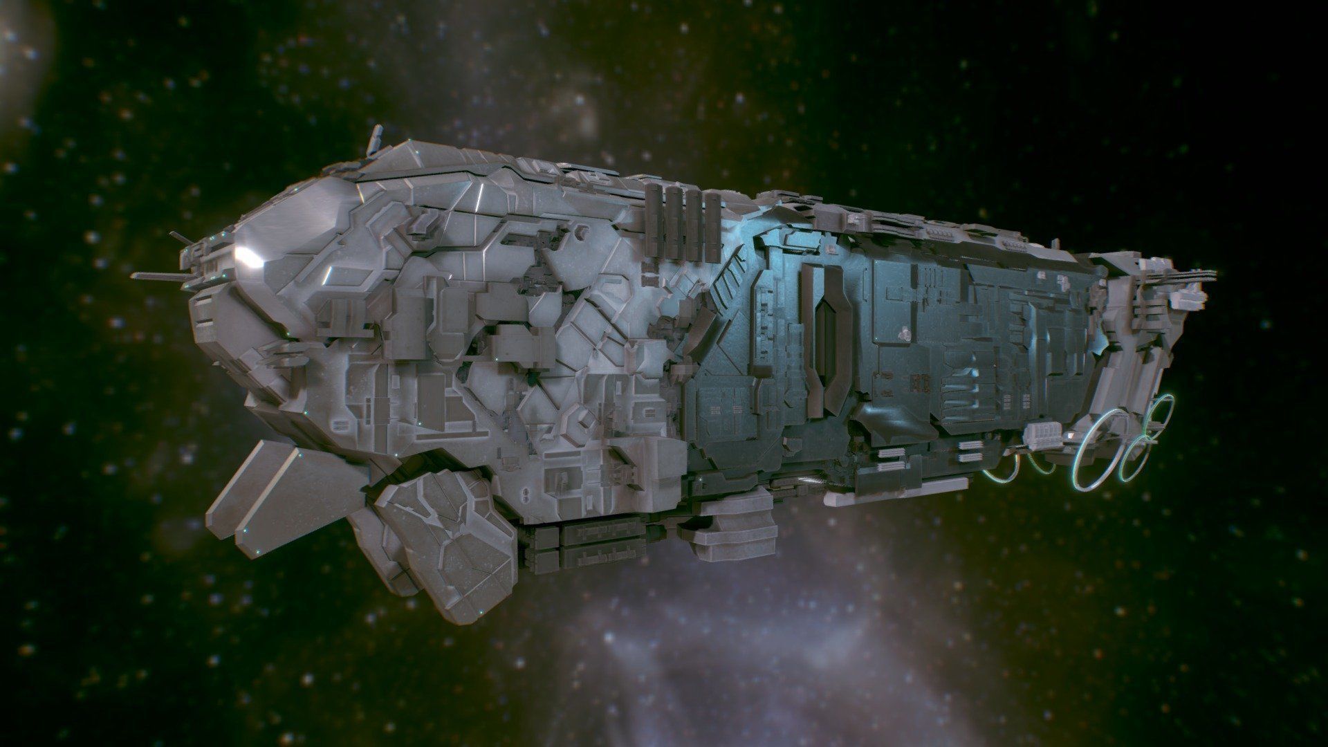 SPACESHIPS BUNDLE 01 3D model_1