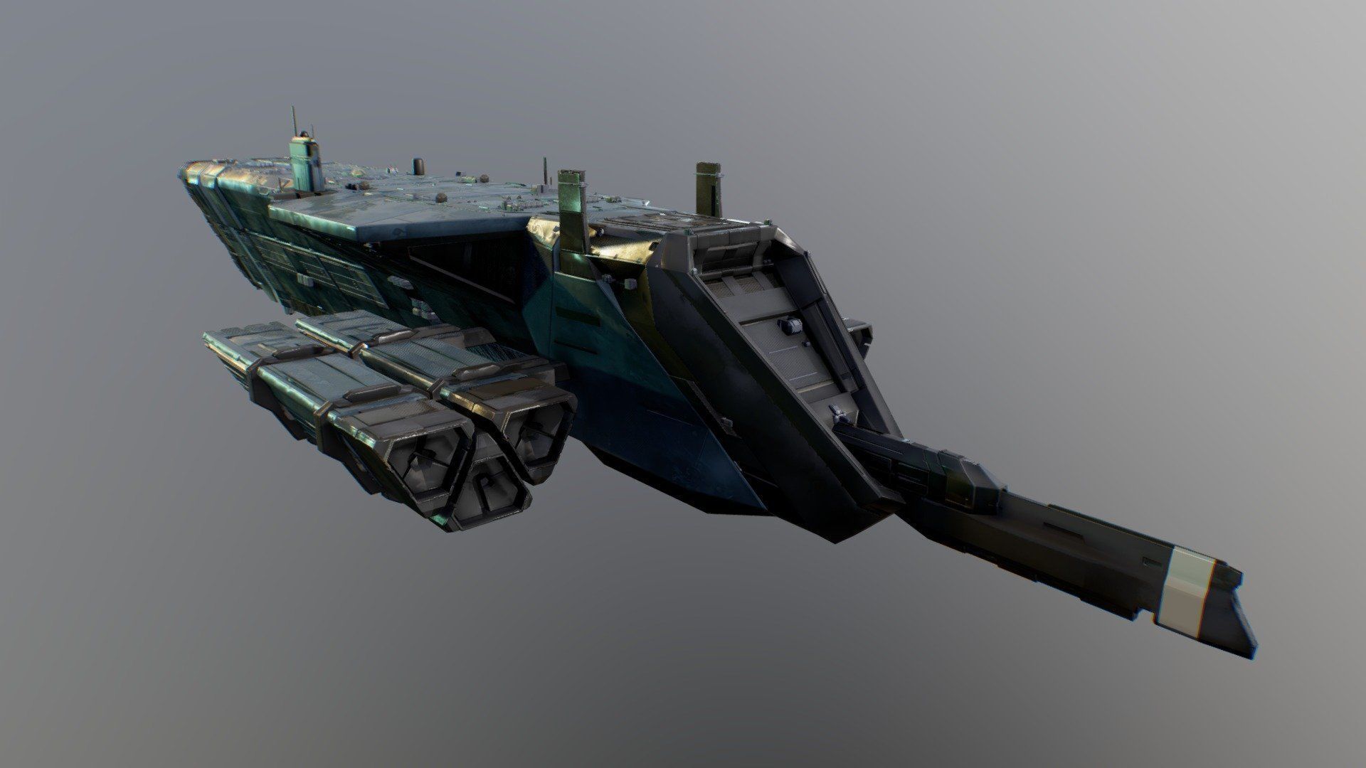 SPACESHIPS BUNDLE 01 3D model_4