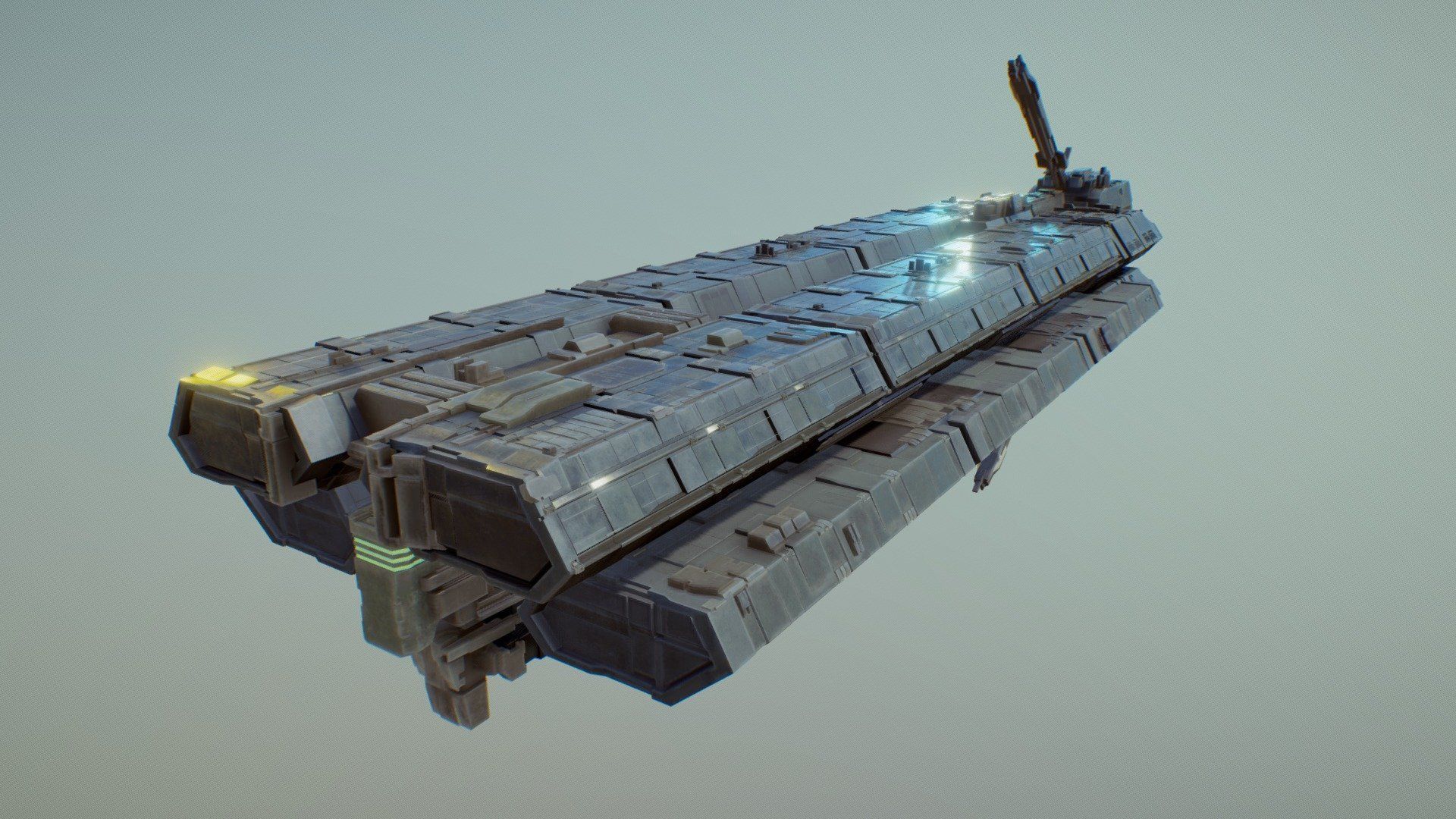 SPACESHIPS BUNDLE 01 3D model_9