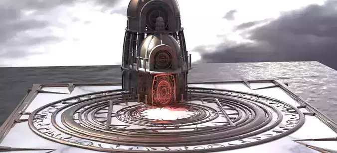 Baroque observatory Tower Kitbash 1