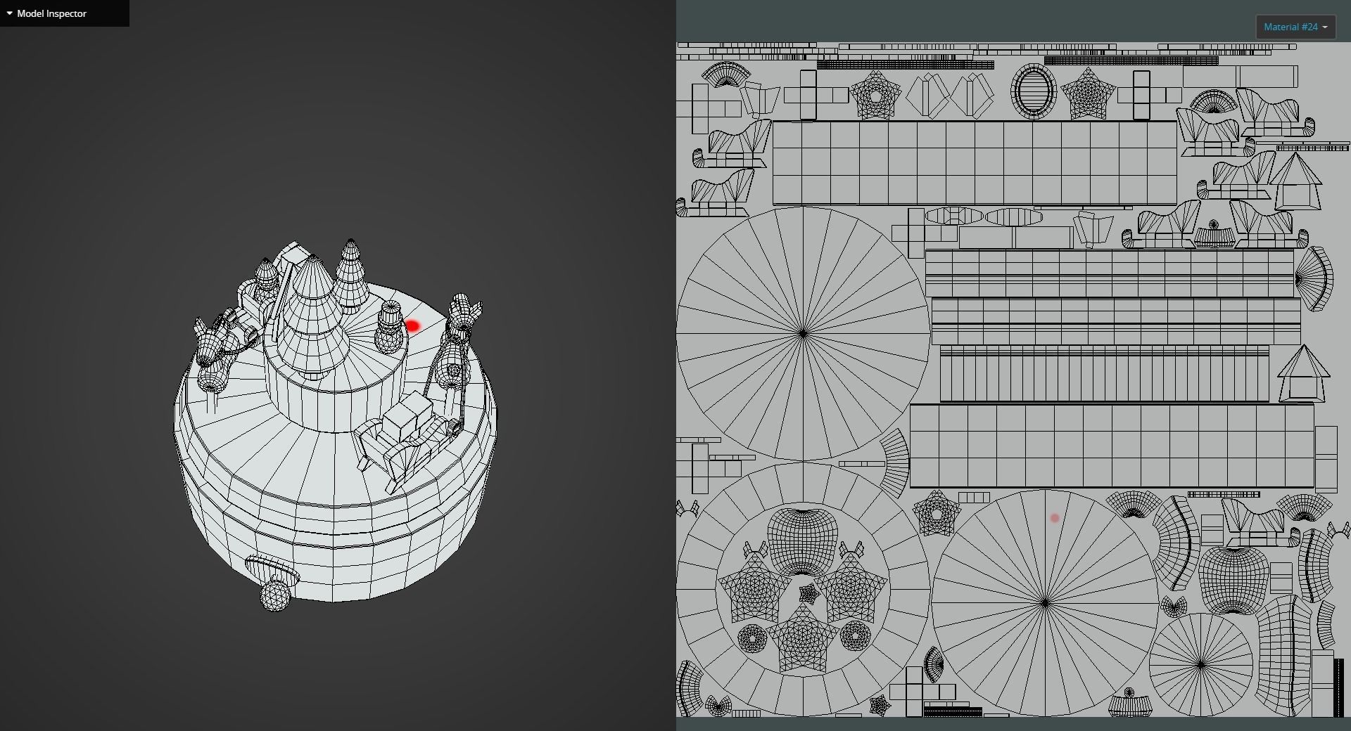 Game Ready Christams Music Box Low-poly 3D model_10