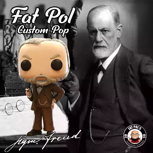 Sigmund Freud - Custom Pop 3D print model
