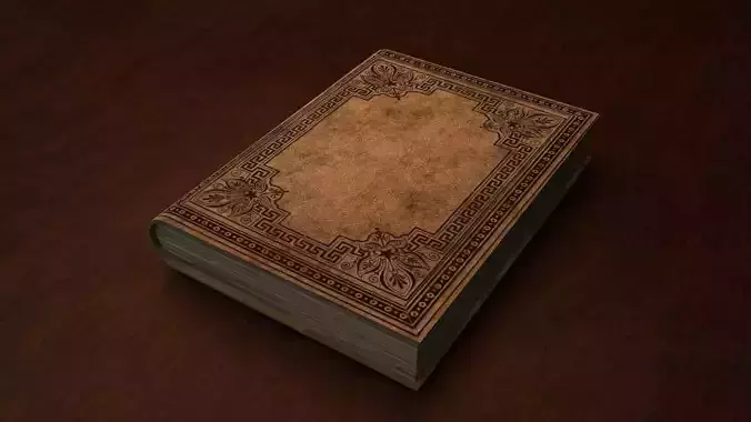 Old Book from Asset Low-poly 3D model