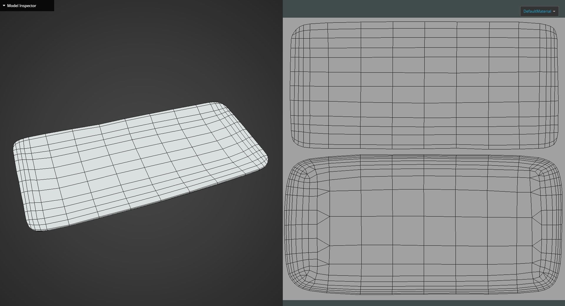 Game Ready Wooden Plate Low-poly 3D model_11