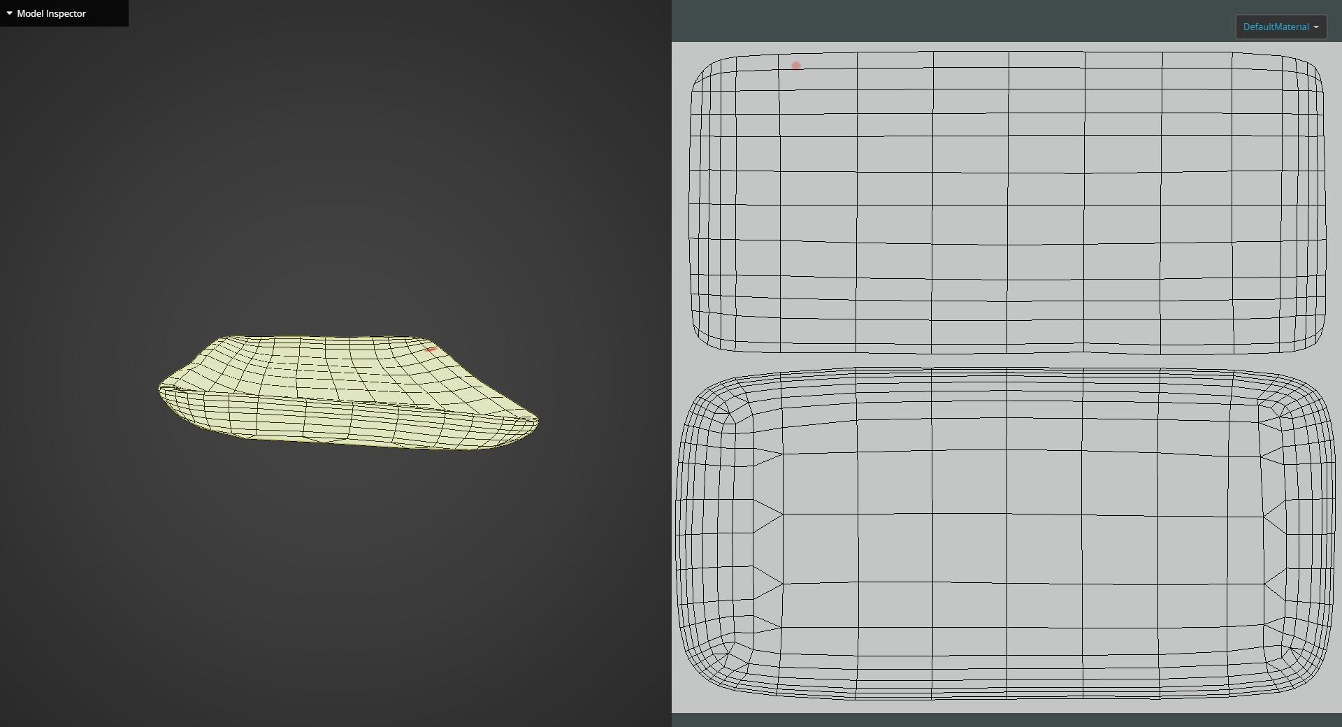 Game Ready Wooden Plate Low-poly 3D model_10