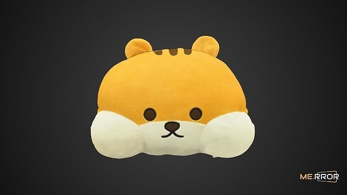 Game Ready Squirrel Cushion Low-poly 3D model