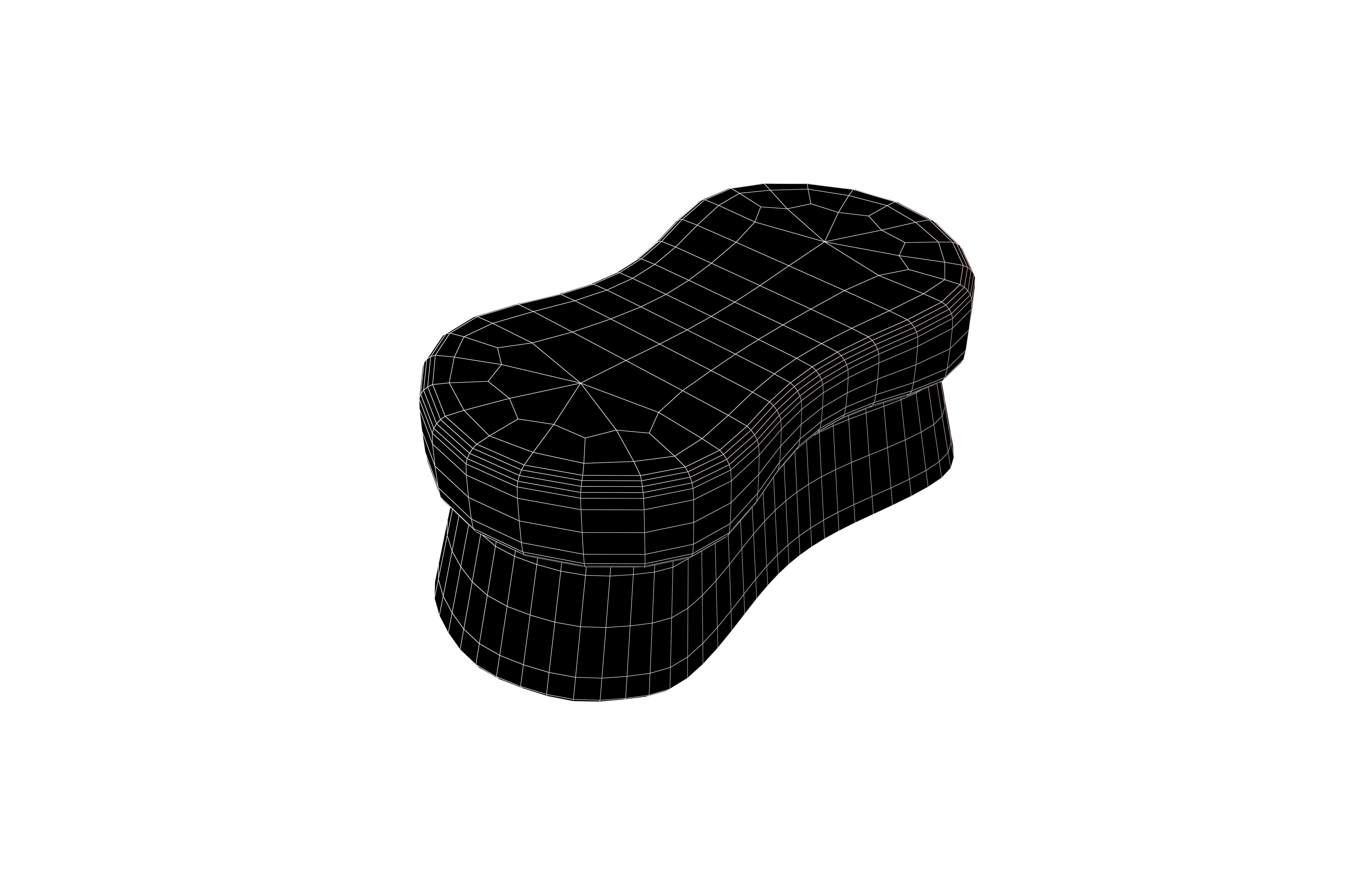 Allround Brush V1 001 Low-poly 3D model_6
