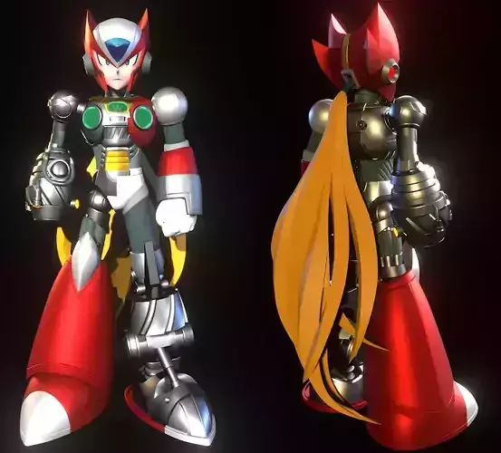 Zero with mechanical part exposed 3D print model