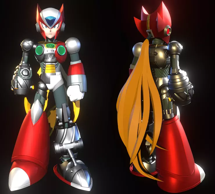 Zero with mechanical part exposed 3D print model_0