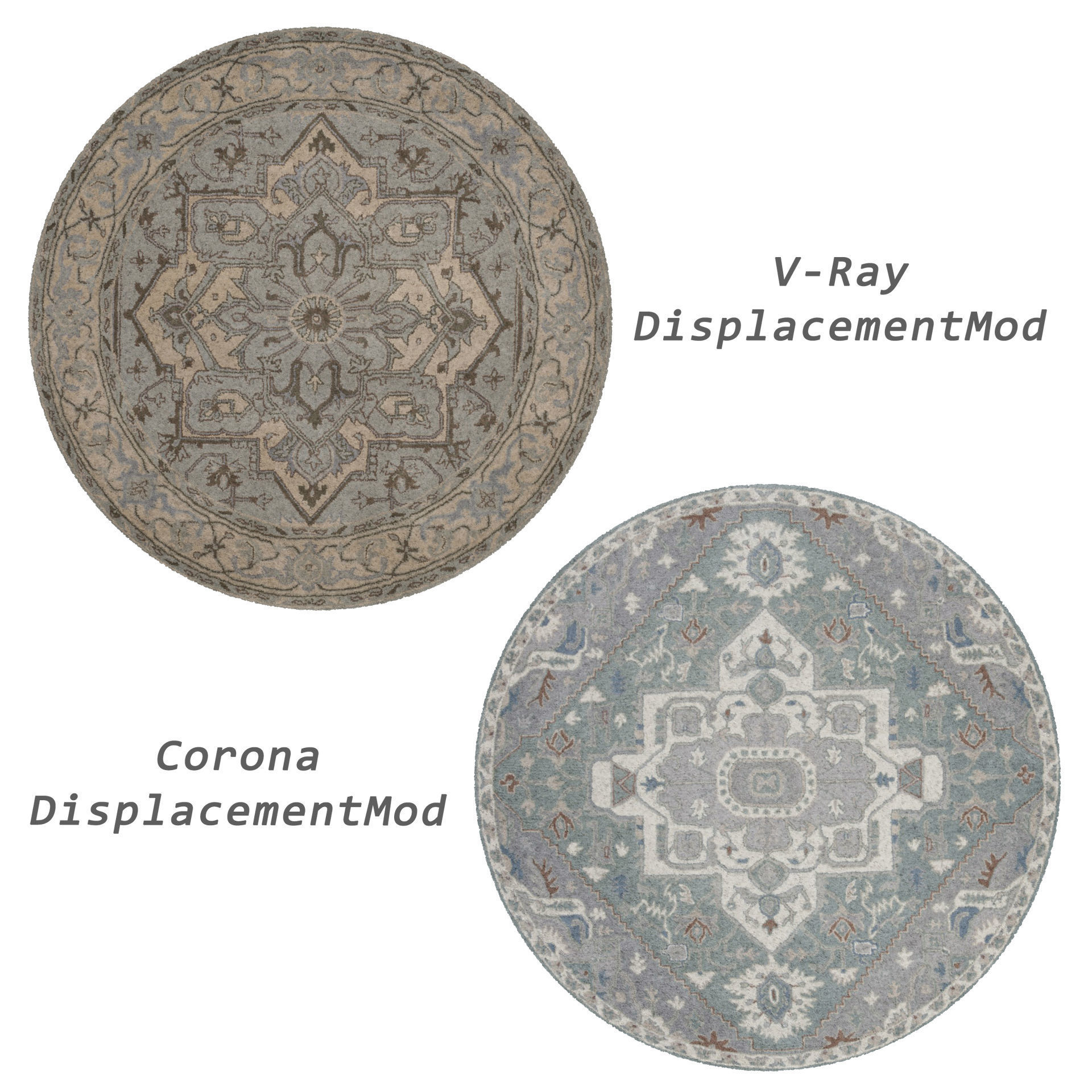 Rugs No 858 Low-poly 3D model_2