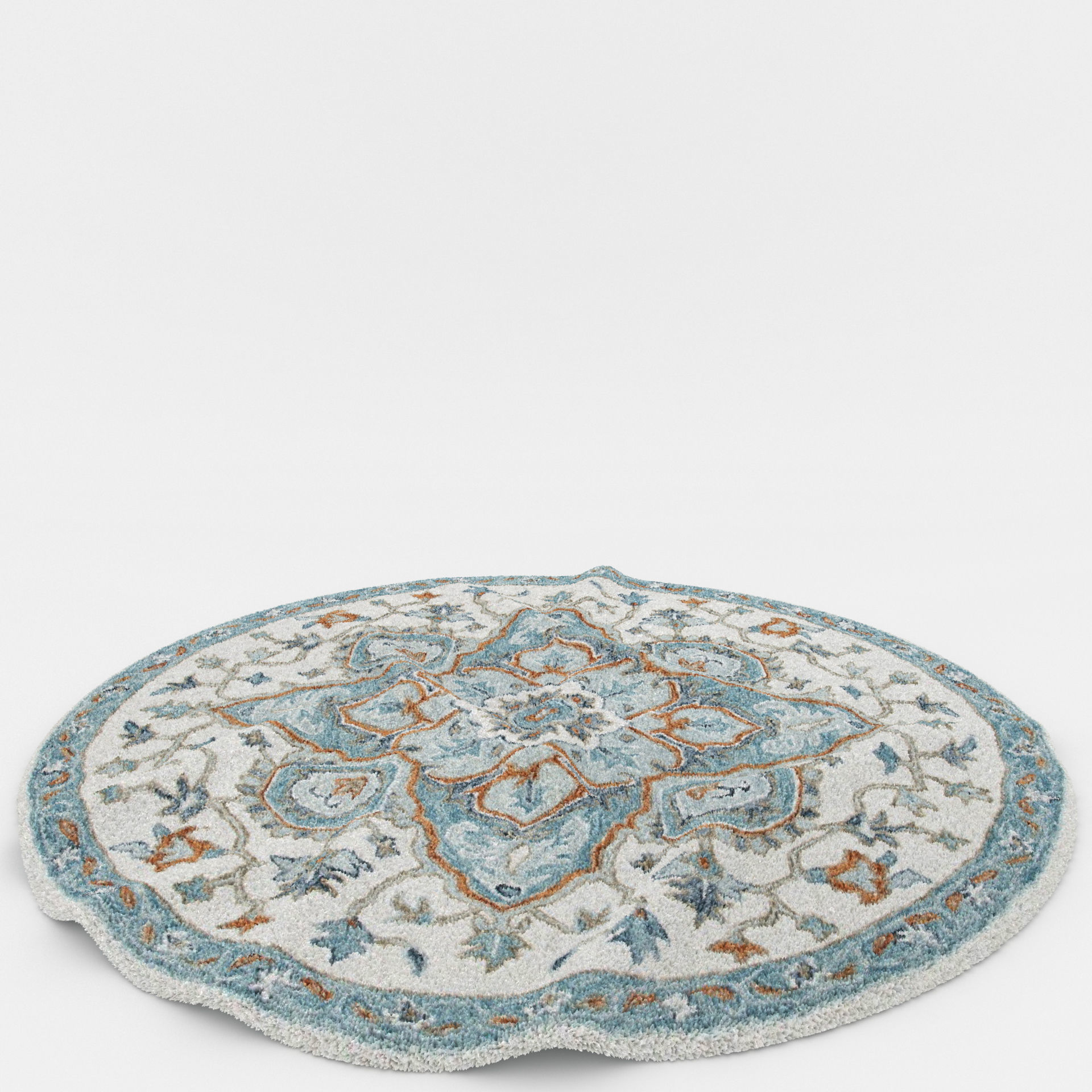 Rugs No 858 Low-poly 3D model_7