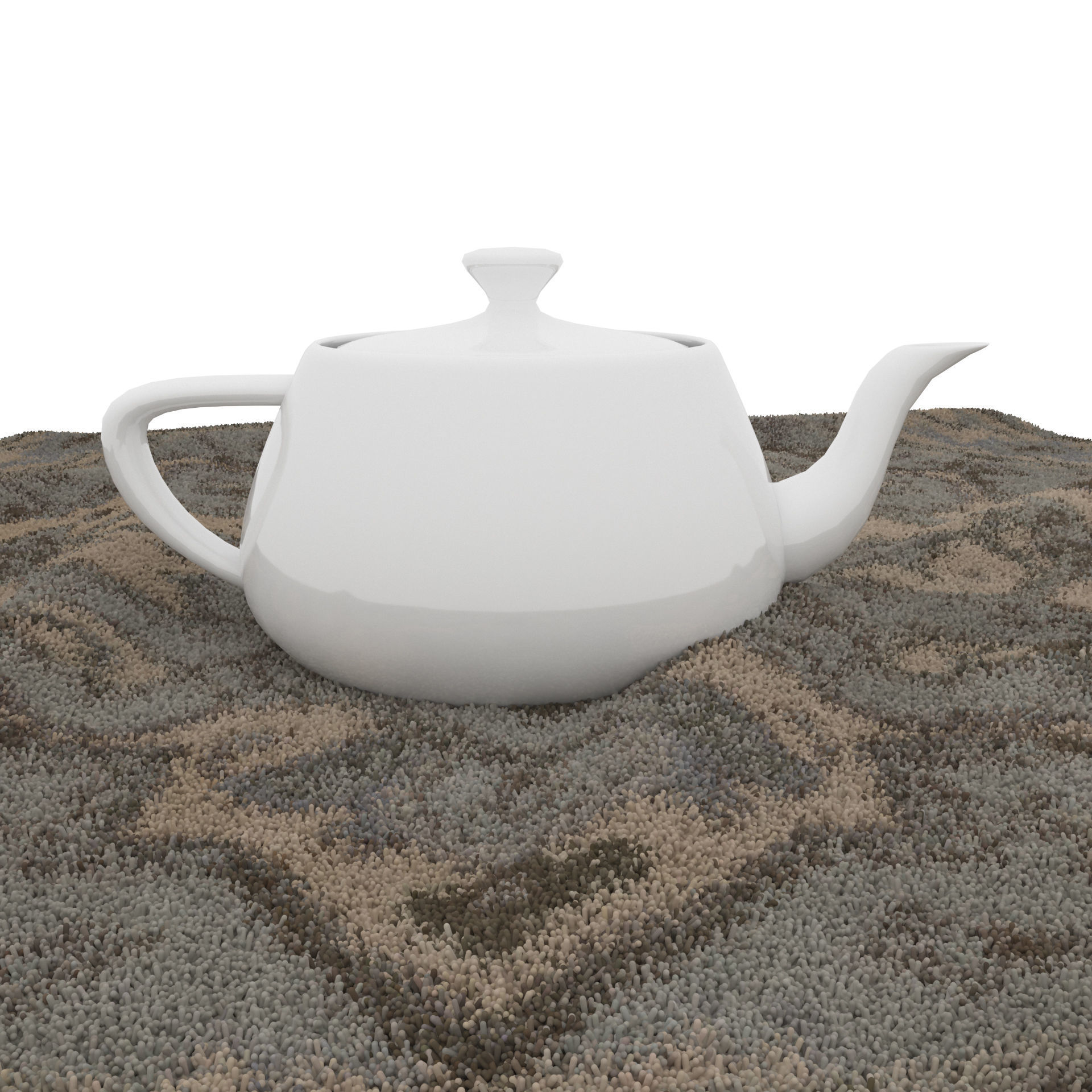 Rugs No 858 Low-poly 3D model_8