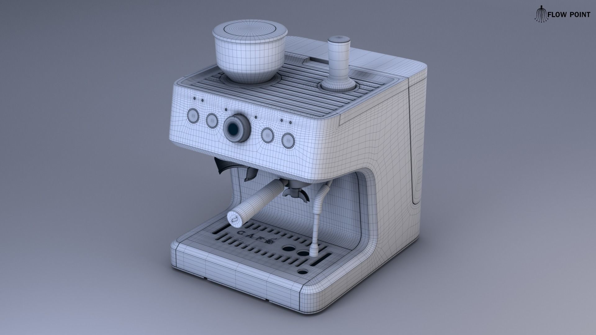 Cafe Bellissimo Coffee Maker 3D model CGTrader