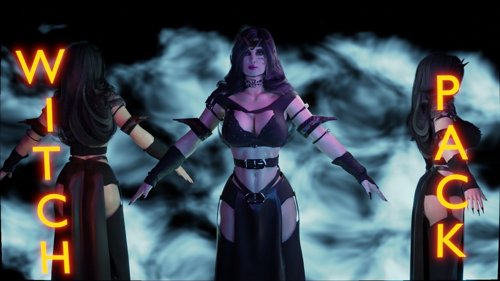 The Witch Pack - Low Poly I Game Ready Low-poly 3D model Low-poly 3D model_9