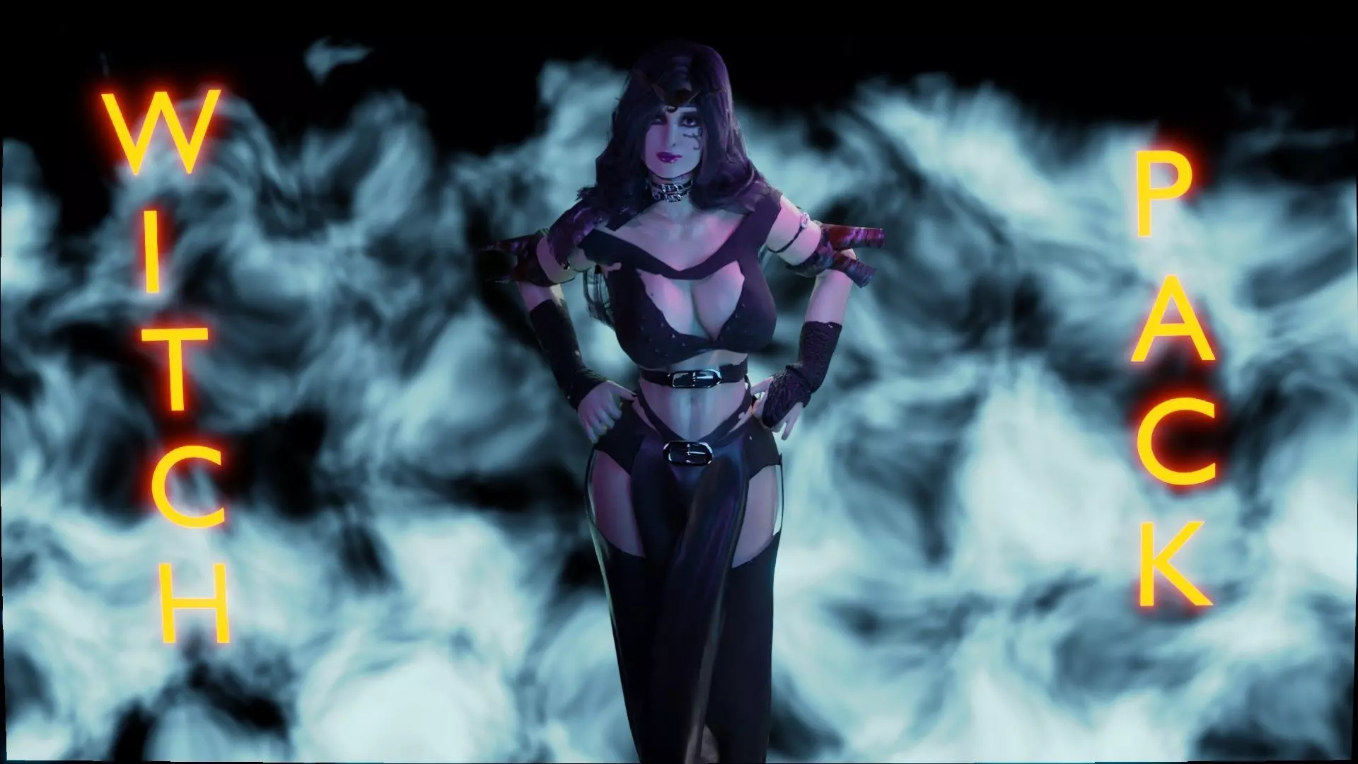 The Witch Pack - Low Poly I Game Ready Low-poly 3D model Low-poly 3D model_0