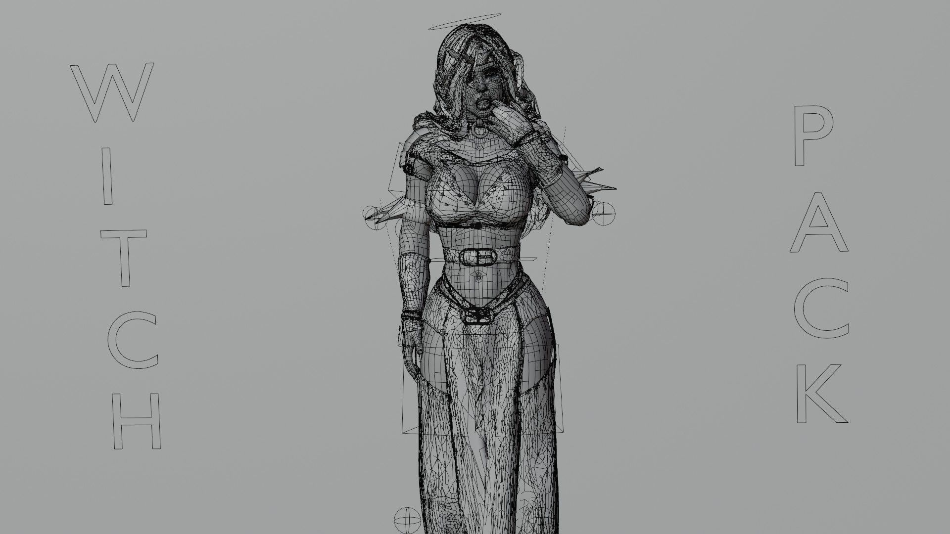 The Witch Pack - Low Poly I Game Ready Low-poly 3D model Low-poly 3D model_6