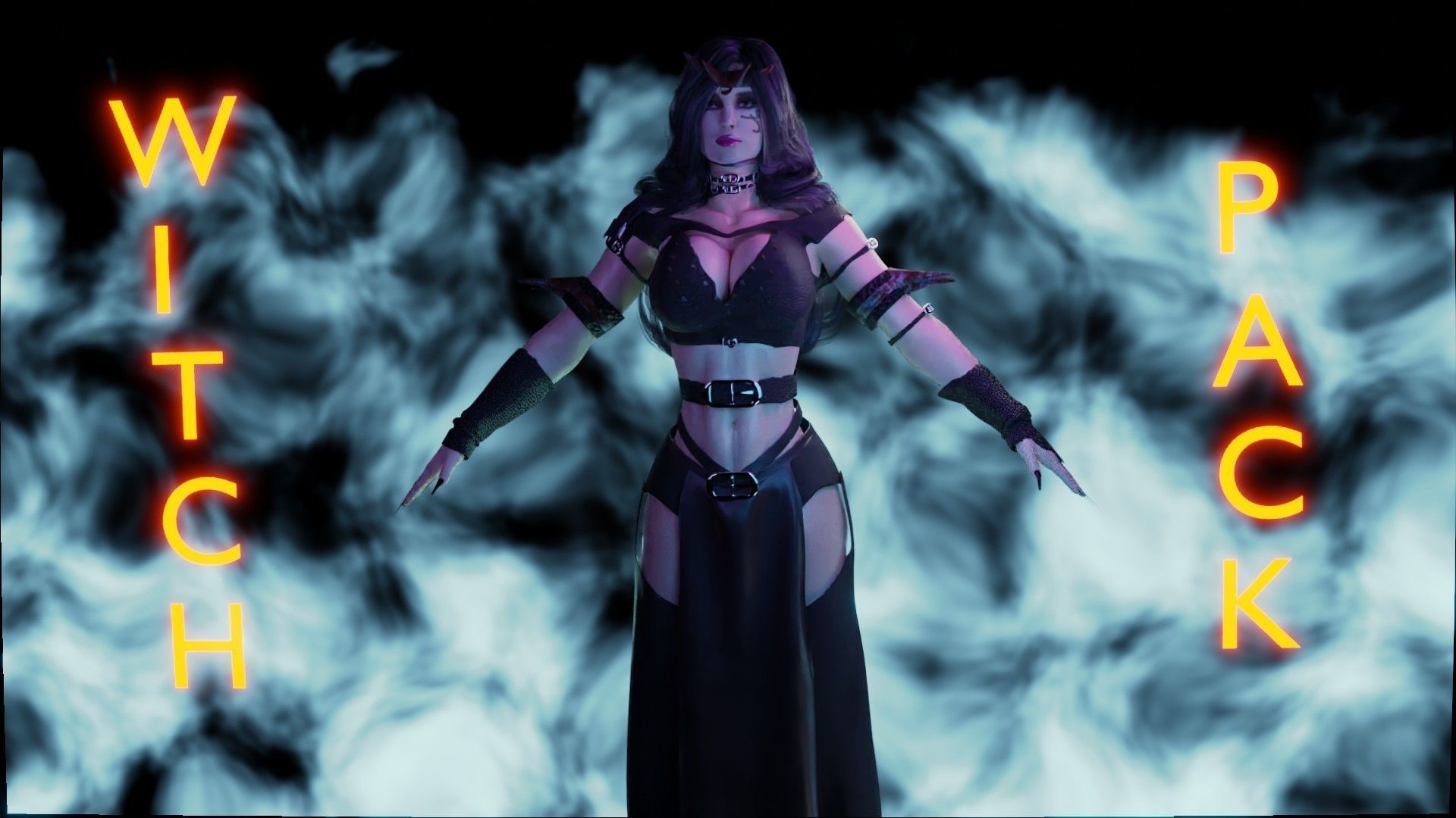 The Witch Pack - Low Poly I Game Ready Low-poly 3D model Low-poly 3D model_4