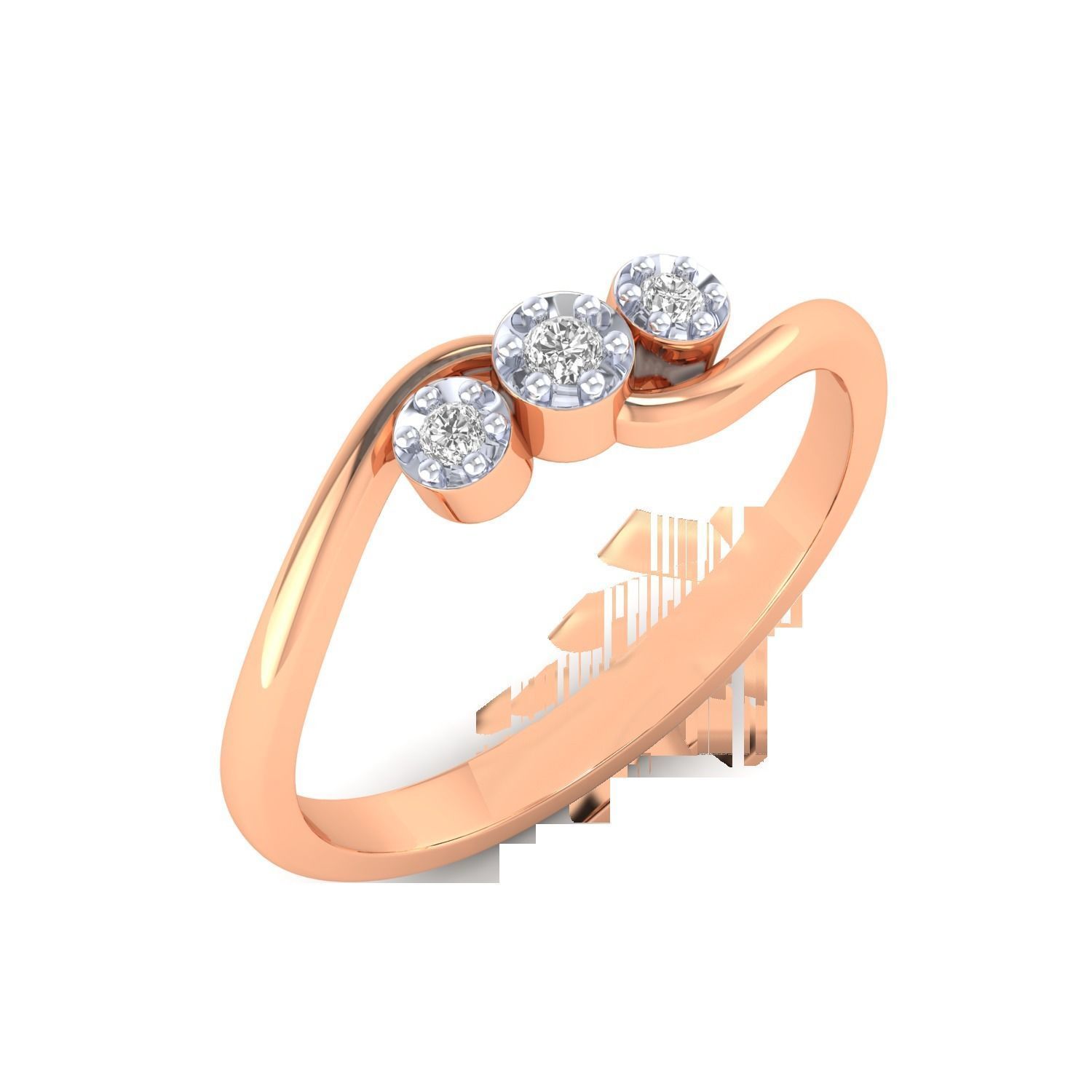Women Wedding Engagement Ring STL OBJ FBX Renders Details 3D print model_11