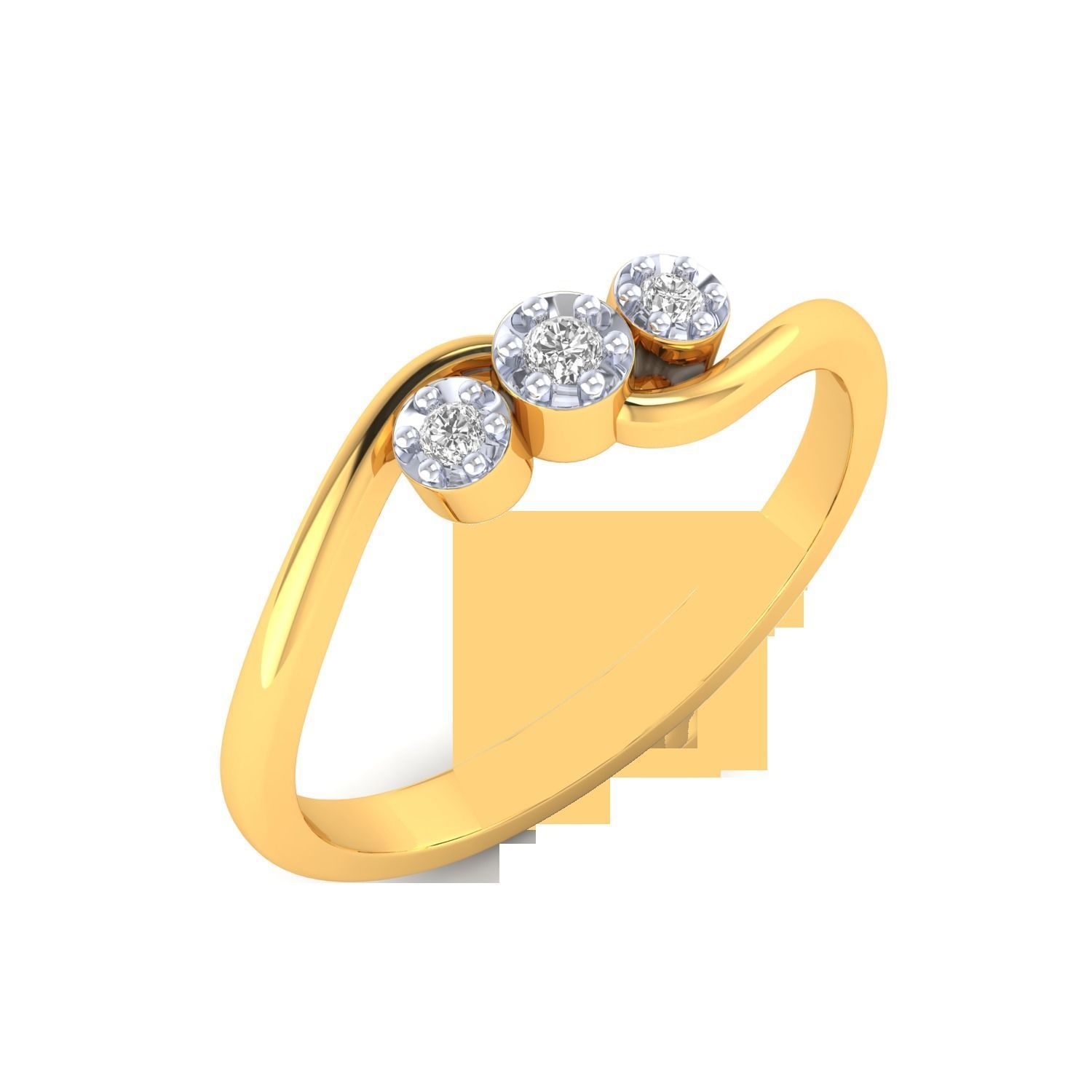 Women Wedding Engagement Ring STL OBJ FBX Renders Details 3D print model_13