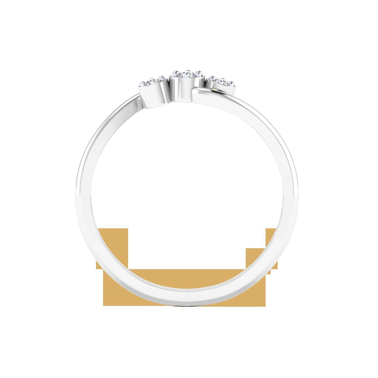 Women Wedding Engagement Ring STL OBJ FBX Renders Details 3D print model_15