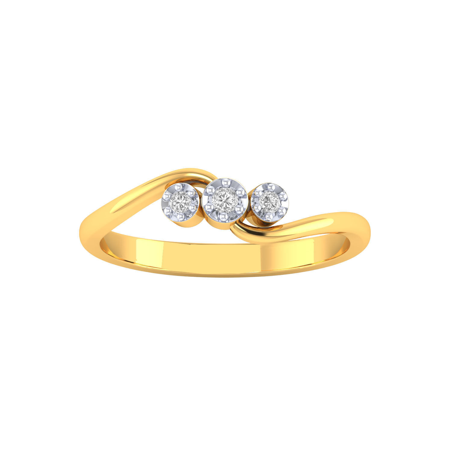 Women Wedding Engagement Ring STL OBJ FBX Renders Details 3D print model_8