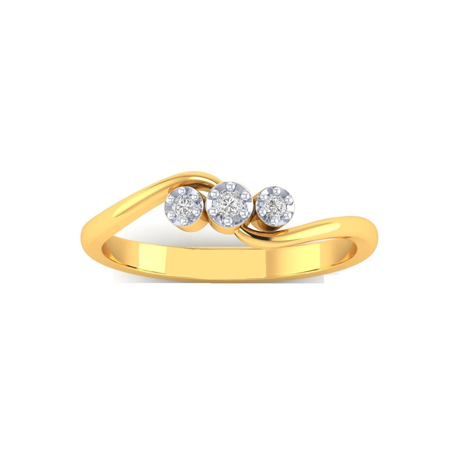 Women Wedding Engagement Ring STL OBJ FBX Renders Details 3D print model_9